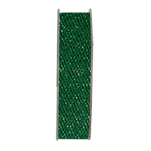 Anitas Glitter Satin Ribbon - Evergreen (3m)