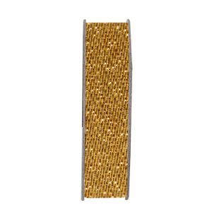 Anitas Glitter Satin Ribbon - Golden Shine (3m)