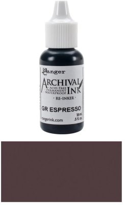 Tim Holtz Distress Archival Reinker - Ground Espresso (14ml)