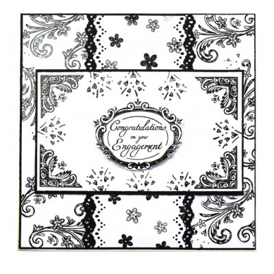 Wild Rose Studio A5 Clear Stamp Set - Romantic