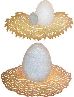 Cheery Lynn Designs Dies - Bird Nest And Eggs