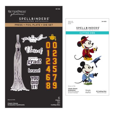 Spellbinders I Want It All! Bundle - Classic Mouse Graduation