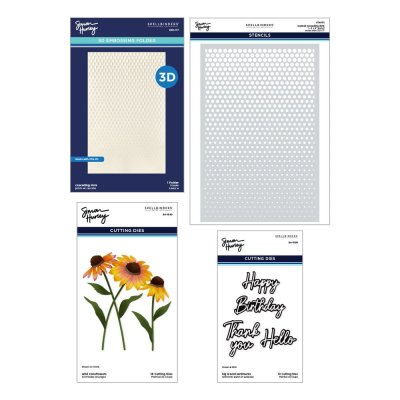 Spellbinders I Want It All! Bundle - Cascading Coneflowers by Simon Hurley