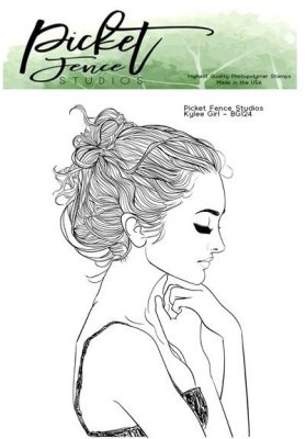 Picket Fence Studios 3"x4" Stamp Set - Kylee Girl