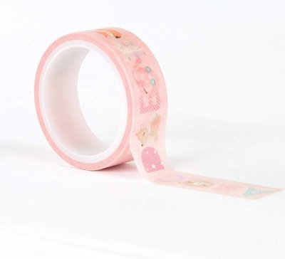 Echo Park Hello Baby Girl Decorative Tape - Alphabet (4.57m)