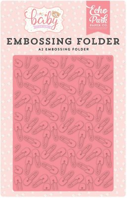 Echo Park A2 Embossing Folder - Baby Pin