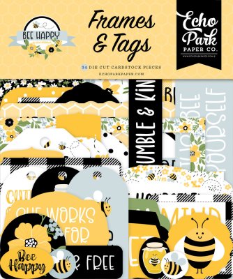 Echo Park Frames & Tags - Bee Happy