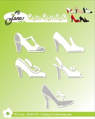 By Lene Cutting & Embossing Dies - Womans Shoes