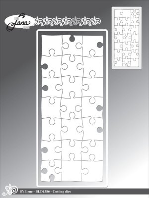 By Lene Cutting & Embossing Dies - Slimcard Puzzle