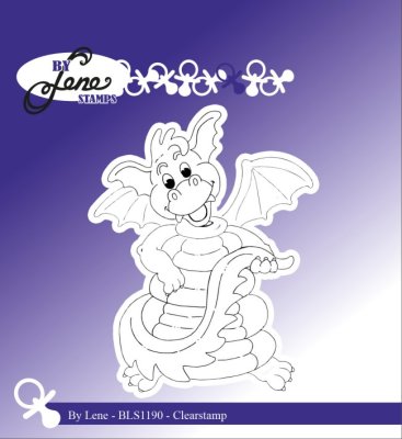 By Lene Clear Stamps - Dragon
