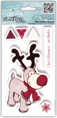 Docrafts Tall Urban Stamp - Tall Urban Stamp Duo - Boofle Christmas (Reindeer)