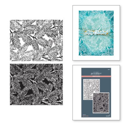 Spellbinders Press Plates - Night & Day Pines