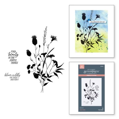 Spellbinders BetterPress Plate - Bloom Wildly