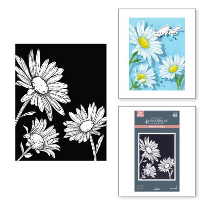 Spellbinders BetterPress Plates - Daisy Trio