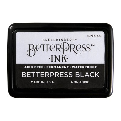 Spellbinders Full Size BetterPress Ink Pad - Black