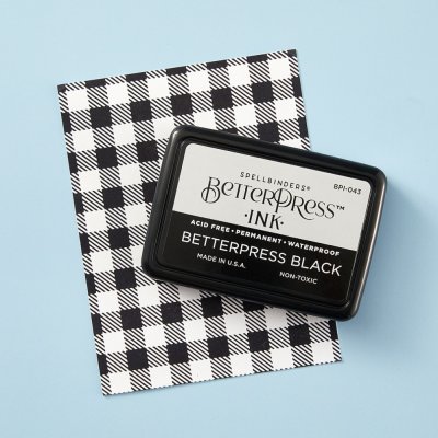 Spellbinders Full Size BetterPress Ink Pad - Black