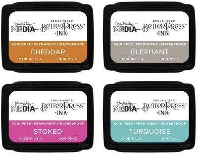 Spellbinders BetterPress Ink Mini Set - Dina's Faves (4 pack)
