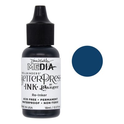 Spellbinders BetterPress Ink Reinker - Sapphire (18 ml)