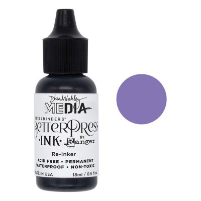 Spellbinders BetterPress Ink Reinker - Iris (18 ml)