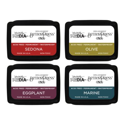 Spellbinders BetterPress Ink Mini Set - Earthy (4 pack)