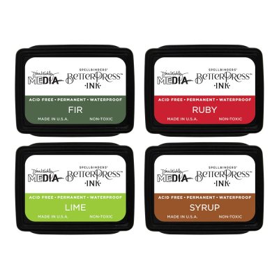 Spellbinders BetterPress Ink Mini Set - Festive (4 pack)