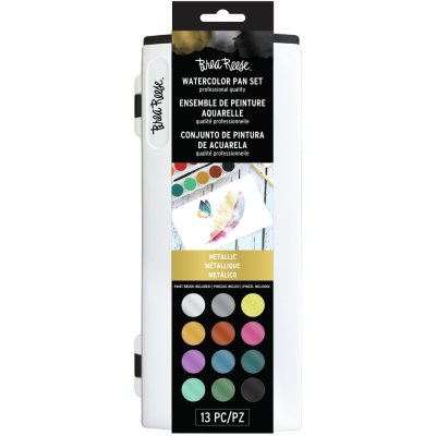 Brea Reese Watercolor Pan Paint Set - Metallic (13 pack)