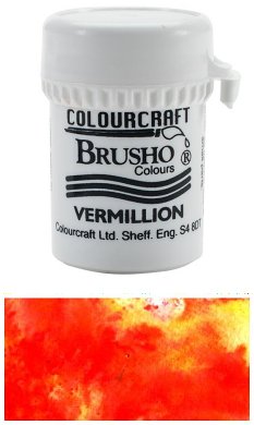 Brusho Crystal Colour - Vermilion