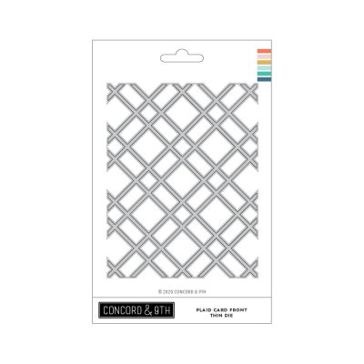 Concord & 9th Dies - Thin Plaid Card Front