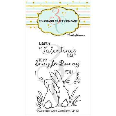 Colorado Craft Company 2"x3" Clear Stamp Set - Snuggle Bunny Mini-By Anita Jeram
