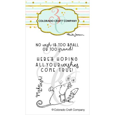 Colorado Craft Company 2"x3" Clear Stamp Set - Make A Wish Mini-By Anita Jeram