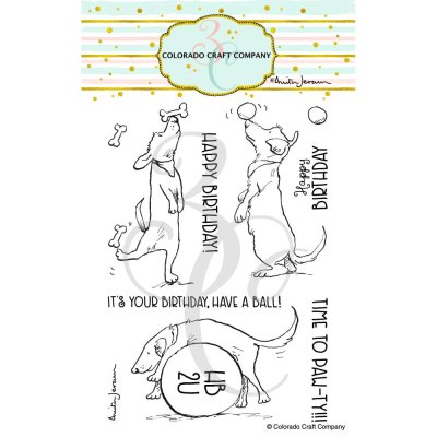 Colorado Craft Company 4"x6" Clear Stamps - Watch This! By Anita Jeram