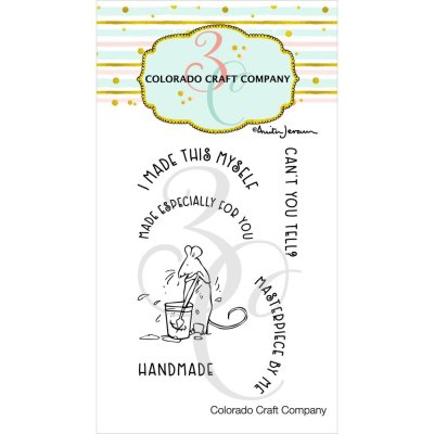Colorado Craft Company 2"x3" Clear Stamps - Handmade Mini