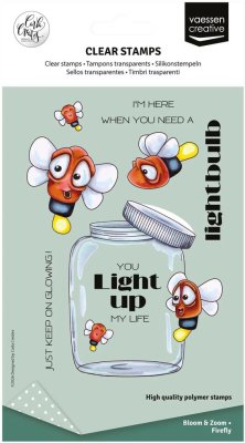 Vaessen Creative Clear Stamps - Firefly by Carla Creates (11 stamps)