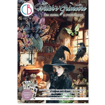 Ciao Bella A4 Junk Journal Ephemera Book - The Witch's Grimoire