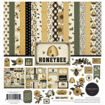 Carta Bella 12"x12" Collection Kit - Honey Bee (13 sheets)