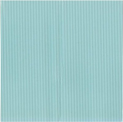 Fancy Pants 12"x12" Corrugated Cardstock - Blue Räfflat Wellpapp