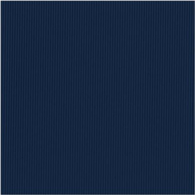 Fancy Pants 12"x12" Corrugated Cardstock - Navy Räfflat Wellpapp