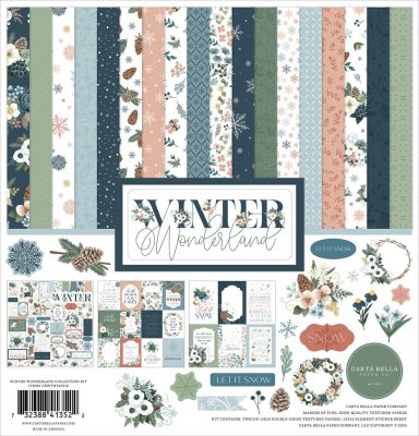 Carta Bella 12”x12” Collection Kit - Winter Wonderland (13 sheets)