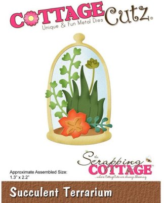 CottageCutz Dies - Succulent Terrarium