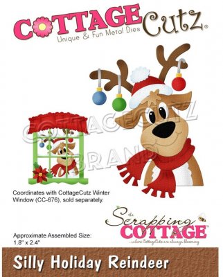 CottageCutz Dies - Silly Holiday Reindeer
