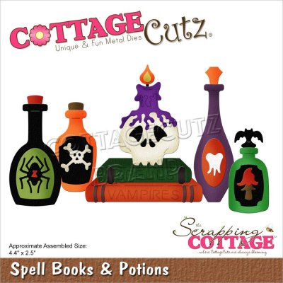 CottageCutz Dies - Spell Books & Potions