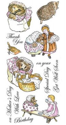 Beatrix Potter stamp set - Mrs Tiggy-winkle by Crafters Companion