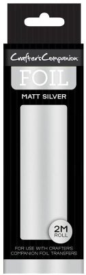 Crafters Companion Transfer Foil Roll - Matt Silver
