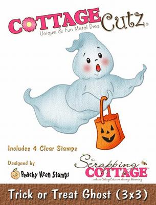 CottageCutz Dies - Trick or Treat Ghost by Peachy Keen