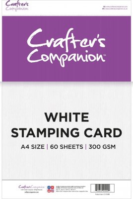 Crafters Companion A4 White Stamping Card (60 sheets)
