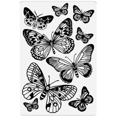 Crafters Companion Clear Stamps - Delightful Butterflies