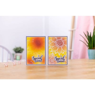 Crafters Companion Clear Stamps - Swirling Florals