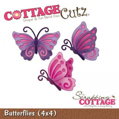 CottageCutz Dies - Butterflies Shape