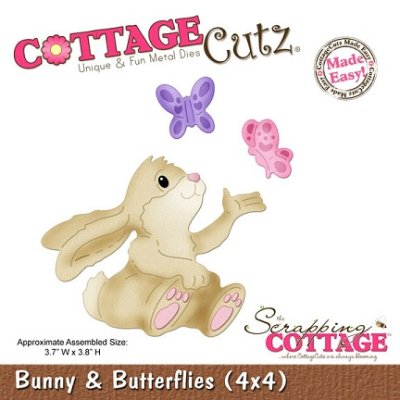 CottageCutz Dies - Bunny & Butterflies