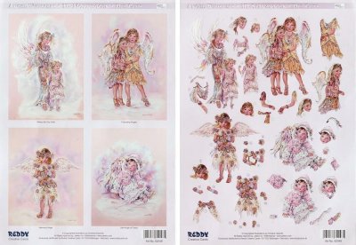 Paintbox Poppets Decoupage and Toppers - S21 (2 x A4 sheets)